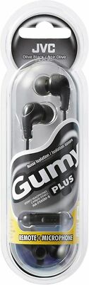 JVC Gumy Plus In-Ear Ohrhörer Ohrhörer mit Mikrofon HA-FX65M Asst. Farben Neu