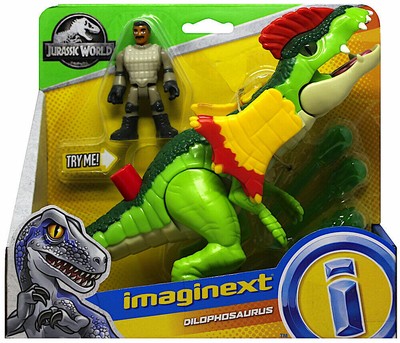 imaginext jurassic world dilophosaurus