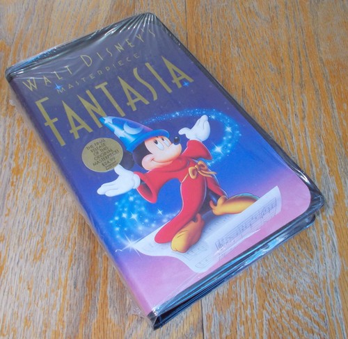 Walt Disney's Masterpiece Fantasia Home Video VHS Clamshell Box 1991 1132 NTSC - 第 1/4 張圖片