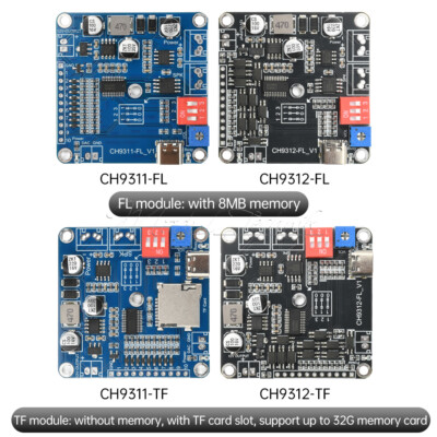 Voice Playback Module MP3 Music Player 10 Channel one-to-one Control Audio Board