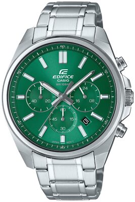 CASIO EDIFICE EFV-650DJ-3AJF Herren Silber Armbanduhr Edelstahl Chronograph