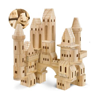 wooden castle toy