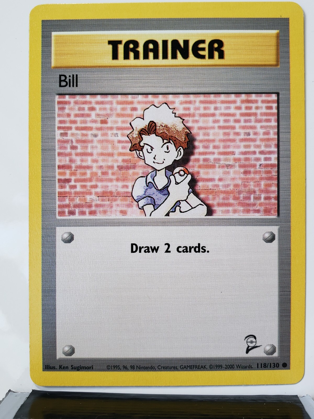 Bill 118/130 - NM - Base 2 Set Pokemon Card - $2 Combined Shipping