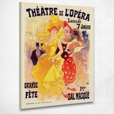 Balli Dell'Opera Nel 1899 Jules Chéret, jch12 quadro stampato su tela