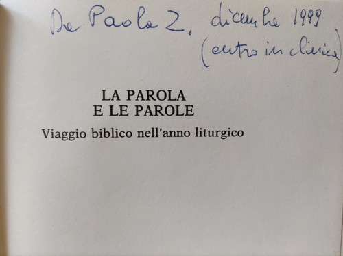 Libro La Parola E Le Parole Vocabolario Della Bibbia G.Ravasi San Paolo (L58 - Picture 2 of 3