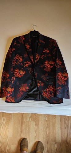 TOPMAN Floral Slim Fit Blazer - 第 6/6 張圖片