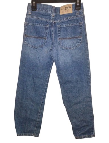Childrens Place Jeans Boys Size 7 Straight Adjustable Waist Denim Blue NWOT - Picture 13 of 17