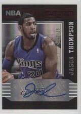 2014-15 NBA Hoops Hot Signatures Red 17/25 Jason Thompson #24 Auto 0b2