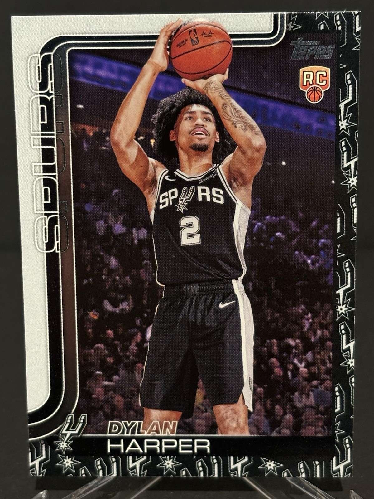 2025-26 Topps Flagship Basketball Dylan Harper #202 Rookie Team Color Border