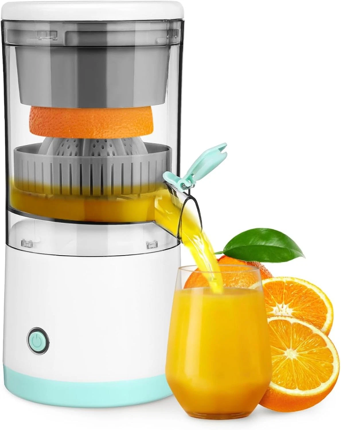 Electric Citrus Juicer Rechargeable Fruit Extractor Cordless Juicing Cup USB