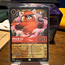 Disney Lorcana Meilin Lee-Popular Red Panda 125/207 FOIL legendary