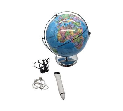 VEVOR Interaktiver Globus Englisch LED Nachtlicht USB Sprechender Stift