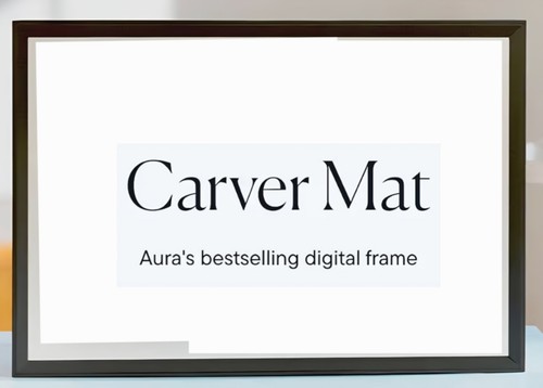 AURA AF600BLK 10.1 inch Digital Picture Frame - REDUCED, Black