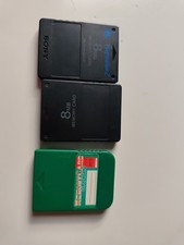 3x PlayStation  Memory Card