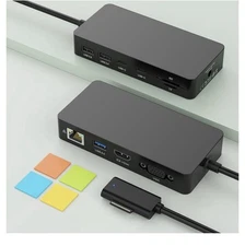 Microsoft Surface Dock HDMI+VGA with Power Adapter, 11 in 1 Docking Station 4K