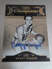 2010 Panini National Treasures Bobby Wanzer Champions Signature Auto /49