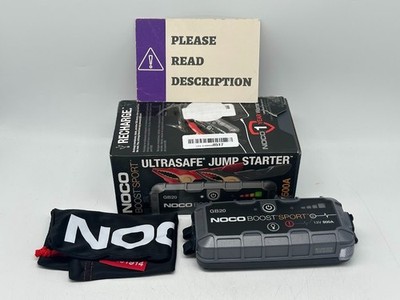 NOCO Boost GB20: 500A UltraSafe Jump Starter - READ/FOR PARTS