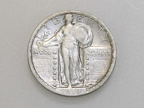 1919 25C STANDING LIBERTY SILVER QUARTER