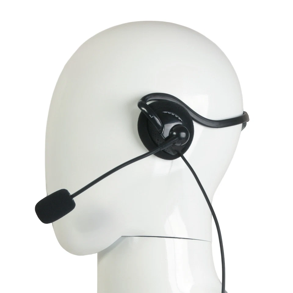 Hama Neckband Headset Nackenbügel 2x 3,5mm Stereo PC Kophörer mit Mikrofon Mikro - Bild 4 von 4