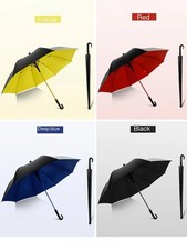 Long Handle Straight Umbrella Reinforced Anti Large Wind and Heavy Rain Large Ca