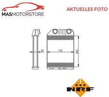 WÄRMETAUSCHER INNENRAUMHEIZUNG NRF 54287 A FÜR OPEL VECTRA B,VECTRA B CC