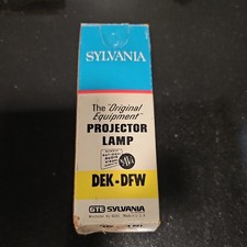 Vintage Sylvania Projector Lamp Blue Top DFW 500 WATT 120 VOLT 25 HRS NOS