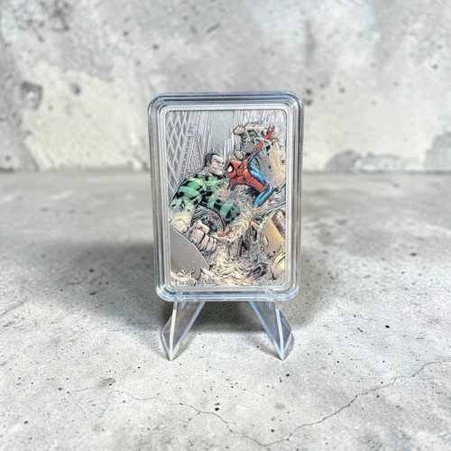 2024 Spider-Man Villains Sandman Silver 1oz .999 Fine Bar - Marvel - 2000 Minted