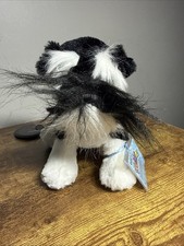 GANZ WEBKINZ HM858 KING SCHNAUZER 8" NEW STUFFED ANIMAL PLUSH WITH SEALED CODE