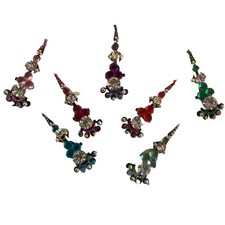 Indian Bollywood Bindi Body Jewel Self Adhesive, Crystal Forehead, Face Jewels