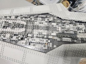 LEGO Star Wars 10221 Super Star Destroyer & Extra Minifigs & Falcon Manual As Is