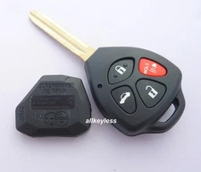 Reshelled OEM TOYOTA COROLLA VENZA keyless entry remote key fob GQ4-29T "G" chip