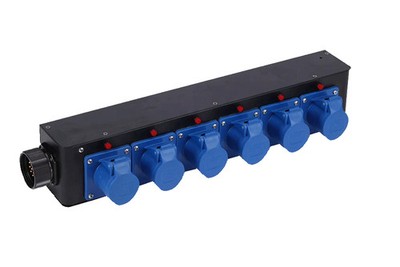 Portable Electrical Power Socapex to CEE Box Distribution Box for Stage