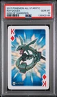 2017 POKEMON AS PLAYING CARDS KING OF DIAMONDS RAYQUAZA PSA 10