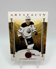 CONNOR MCDAVID /65 Rose Parallel 🌹 2022-23 UD Artifacts