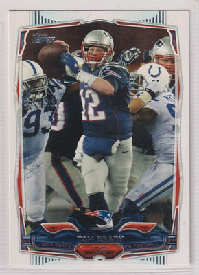 2014 Topps #52A Tom Brady - New England Patriots - 074   