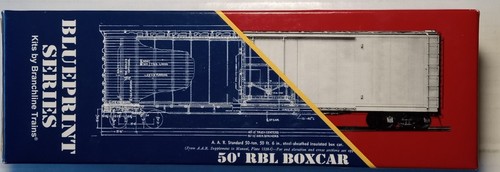 Branchline Blueprint #1701A 50' Enchufe Puerta Caja Coche Chesapeake y Ohio #5588 KIT NUEVO EN CAJA | Zustand: New