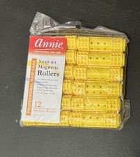 12 Pack Durable Plastic Hair Rollers for Effortless Styling - All Hair Types