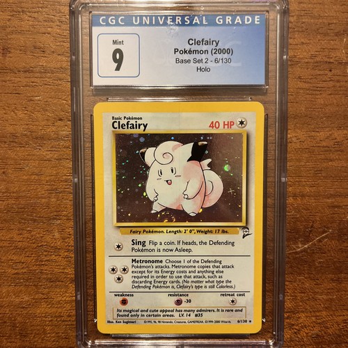 Clefairy graded CGC 9 for sale on eBay