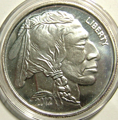 Usa Buffalo / Indian Head / Indianer .999 Silber / Medaille