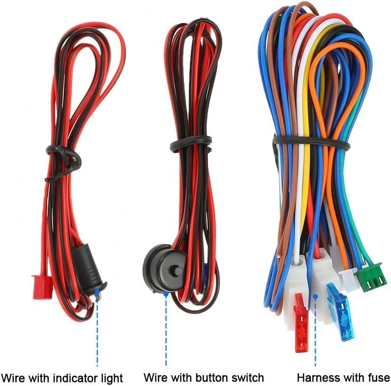 Universal Car Keyless Entry Security Alarm System with Remote & Siren - Image 4 of 4