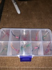 New Fly Fishing Lures In Case Unused Nice 