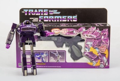TRANSFORMER Toy G1 Reissue Shockwave New with Box   3 Pieces