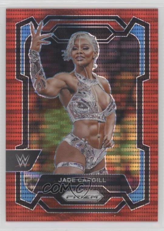2024 Panini Prizm WWE Red Pulsar Prizm 398/399 Jade Cargill #126 1o8k