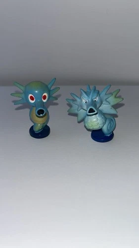 Pokemon TOMY Figures Lot Horsea & Seadra Vintage Nintendo CGTSJ