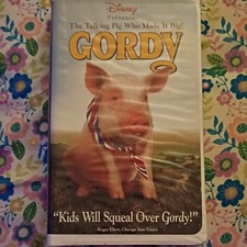 Disney Gordy VHS 1994 NTSC Full Screen CC Hi-Fi Stereo G Family Live-Action