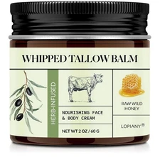 Lopiany - Beef Tallow with Honey - Skin Balm - All-Natural Moisturizer- EXP03/28