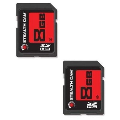 8GB SD Card 2 Pack 2SD8GB
