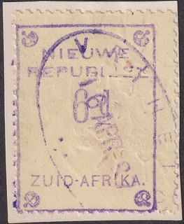 New Republic 1887 6d Violet on Yellow Used SG81 cat £19 No Date
