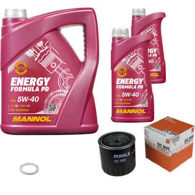 MAHLE Ölfilter 7 L MANNOL Formula 5W-40 für Suzuki Grand Vitara II 1.9