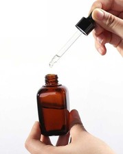 Wholesale 10ml-100ml Square Amber Glass Dropper Bottle Essential Oil ContainerAP